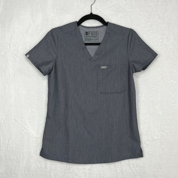 Figs Scrub Set Women’s Zamora Jogger Pants XSP Catarina Top XXS Graphite Gray - Picture 2 of 15